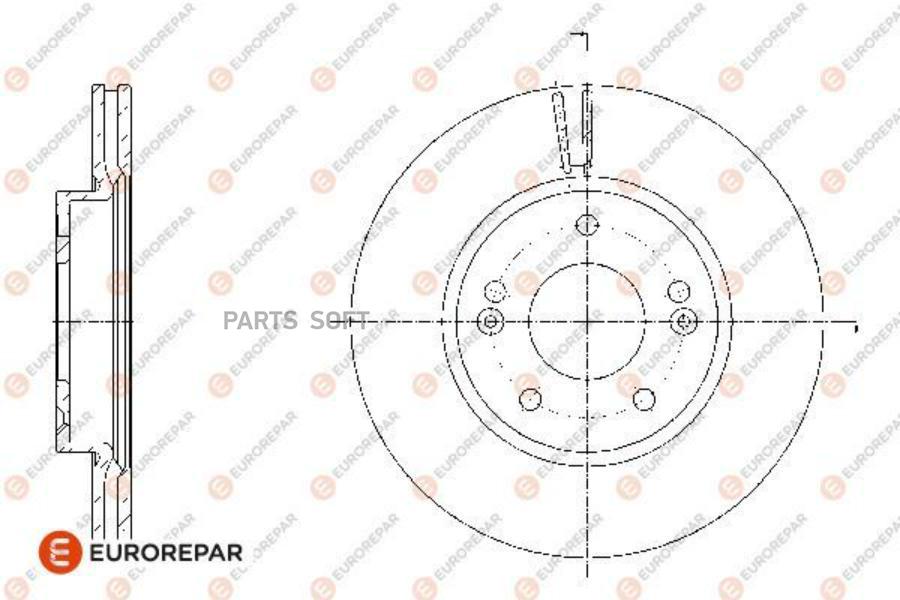 

EUROREPAR 1667849380 E2 П ТОРМ ДИС 1шт