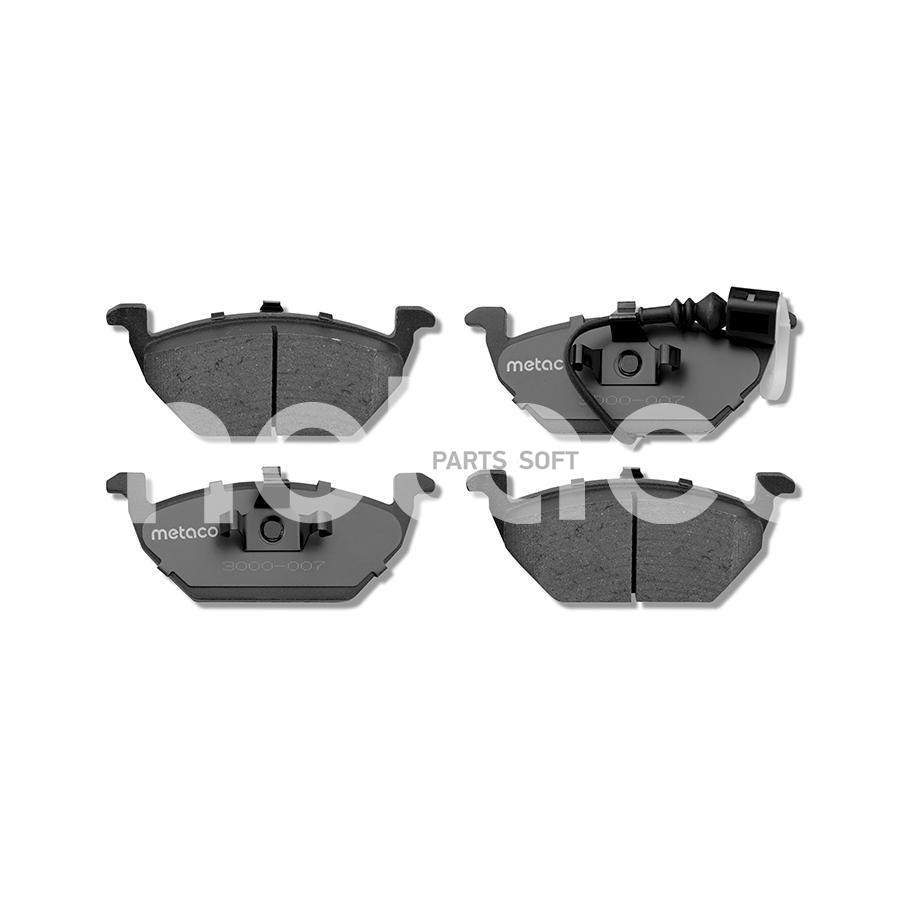 

Колодки тормозные ие Skoda Octavia A5 1Z 2004-2013 VW Jetta 2011 1шт METACO 3000-007
