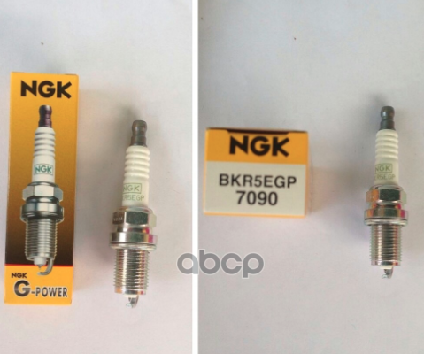 

NGK-NTK 7090 Свеча зажигания NGK 7090 /BKR5EGP/ серия G-Power платина