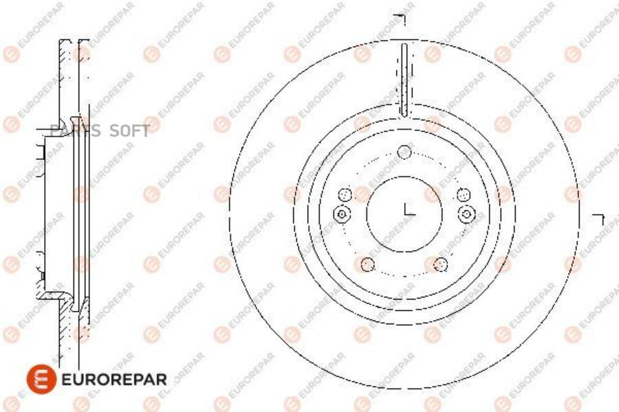 

EUROREPAR 1676012880 E1 П ТОРМ ДИС 1шт