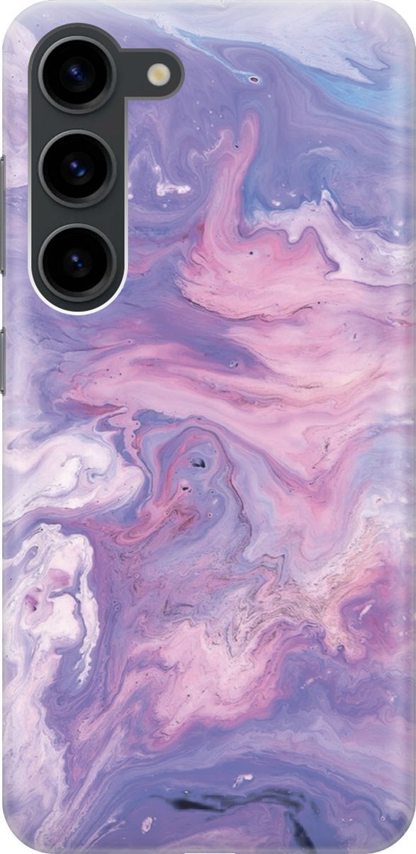 

Силиконовый чехол на Samsung Galaxy S23 с принтом "Сиреневый мрамор", Фиолетовый, 158286