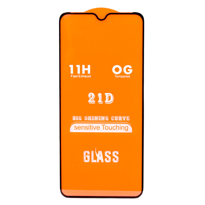 Защитное стекло для Xiaomi Mi A3 Full Curved Glass 21D 0,3 мм Orange