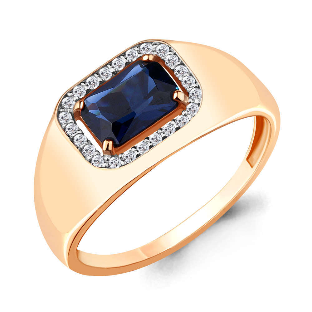 

Кольцо из серебра с сапфиром р. 20 Aquamarine 68427АБ_925_з, 68427АБ_925_з