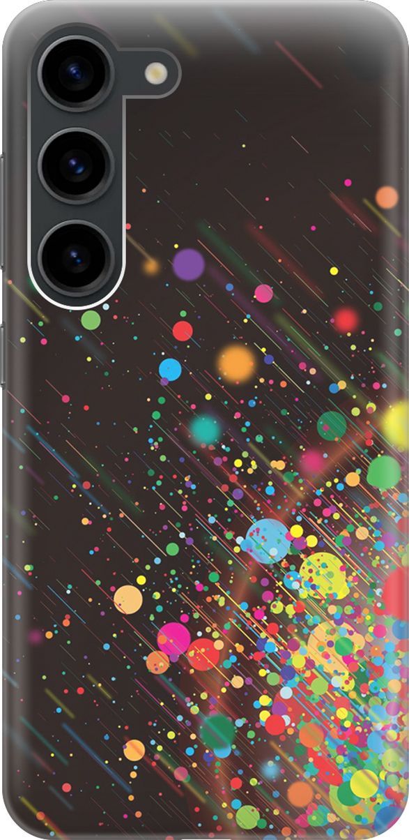 

Силиконовый чехол на Samsung Galaxy S23 с принтом "Яркое настроение", Зеленый;красный, 158286