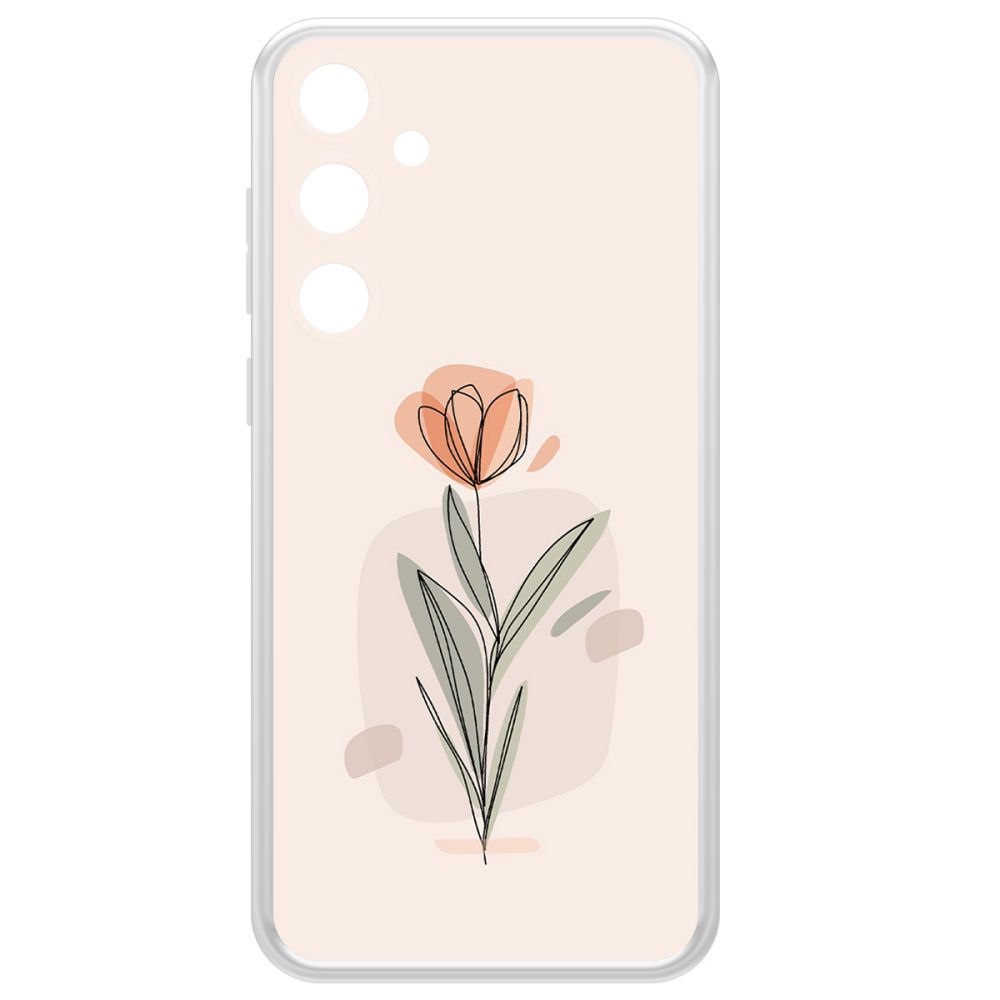 

Чехол-накладка Krutoff Clear Case Тюльпан для Samsung Galaxy A55 5G (A556), Прозрачный