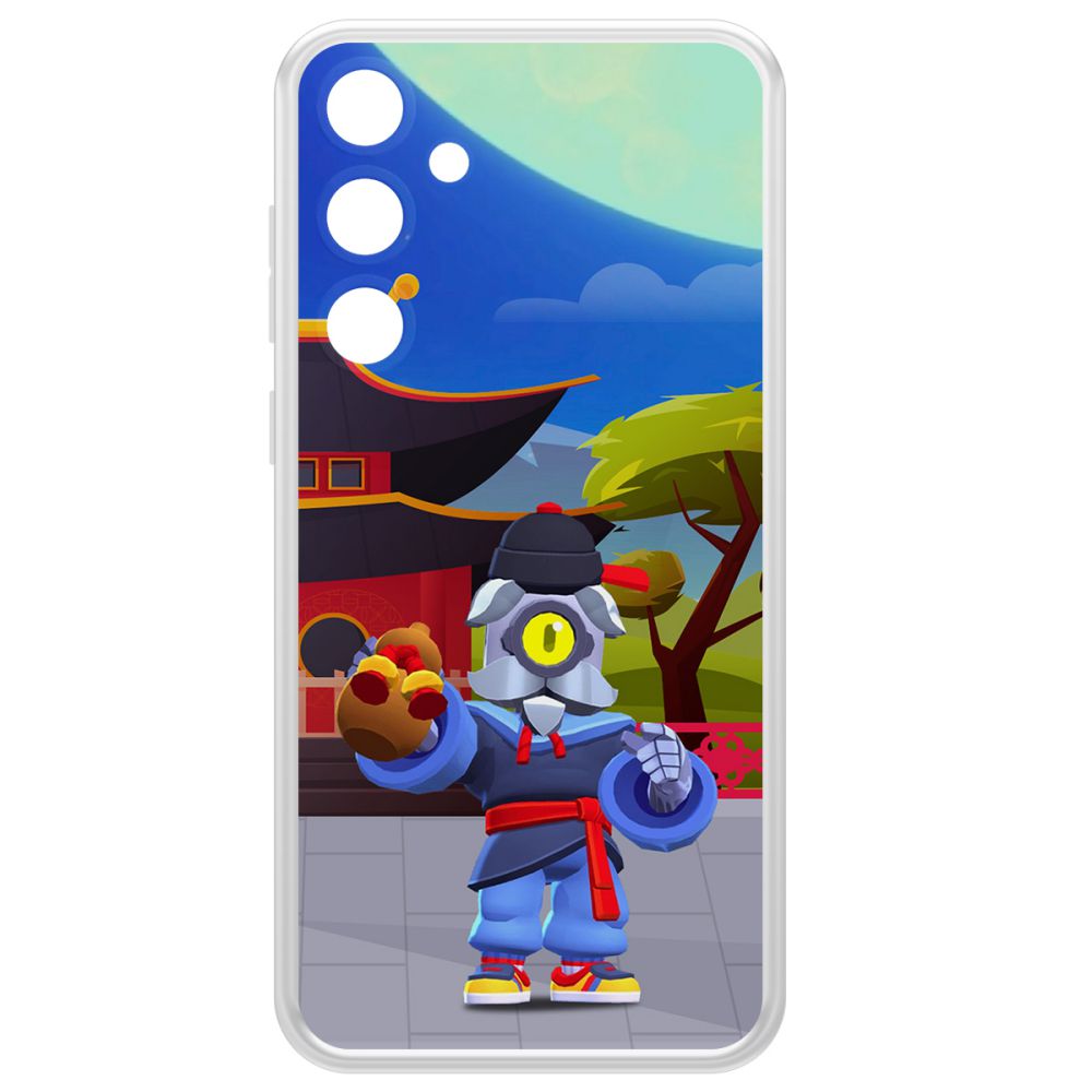 

Чехол-накладка Case Brawl Stars-Великий Мастер Барли для Samsung Galaxy A55 5G (A556), Прозрачный