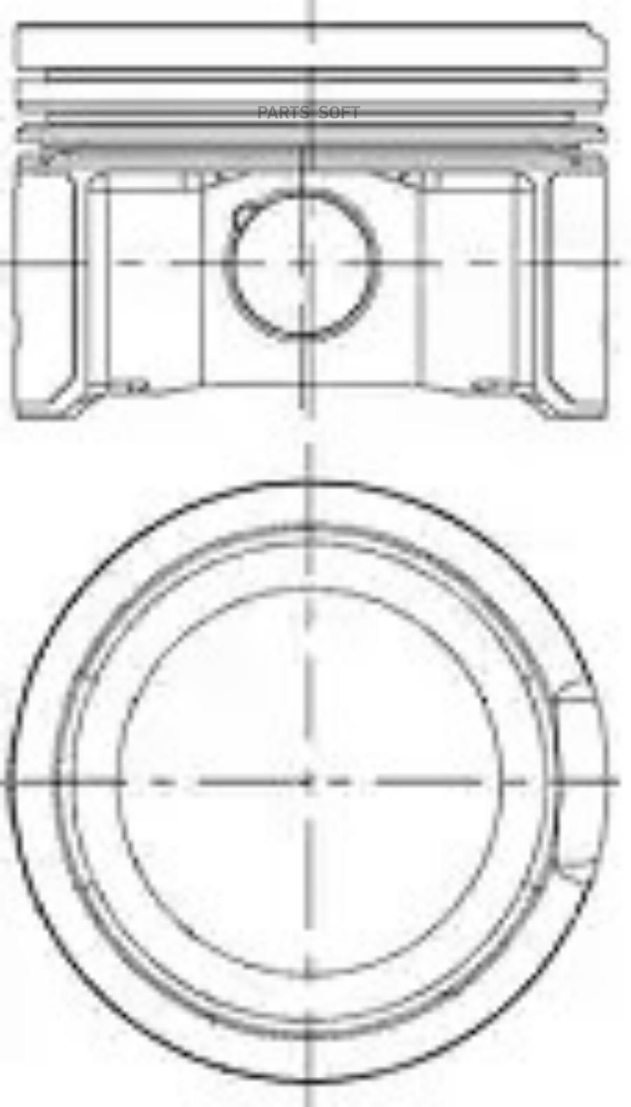

Поршень в комплекте NURAL VAG 1.8T