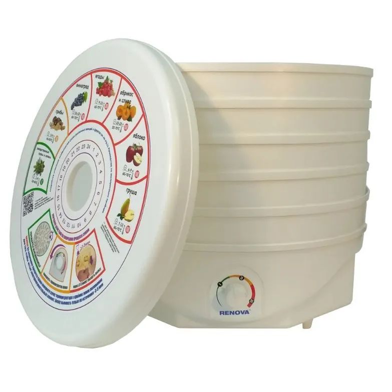 

Сушилка для овощей и фруктов RENOVA DVH37-500/7 белый, DVH37-500/7