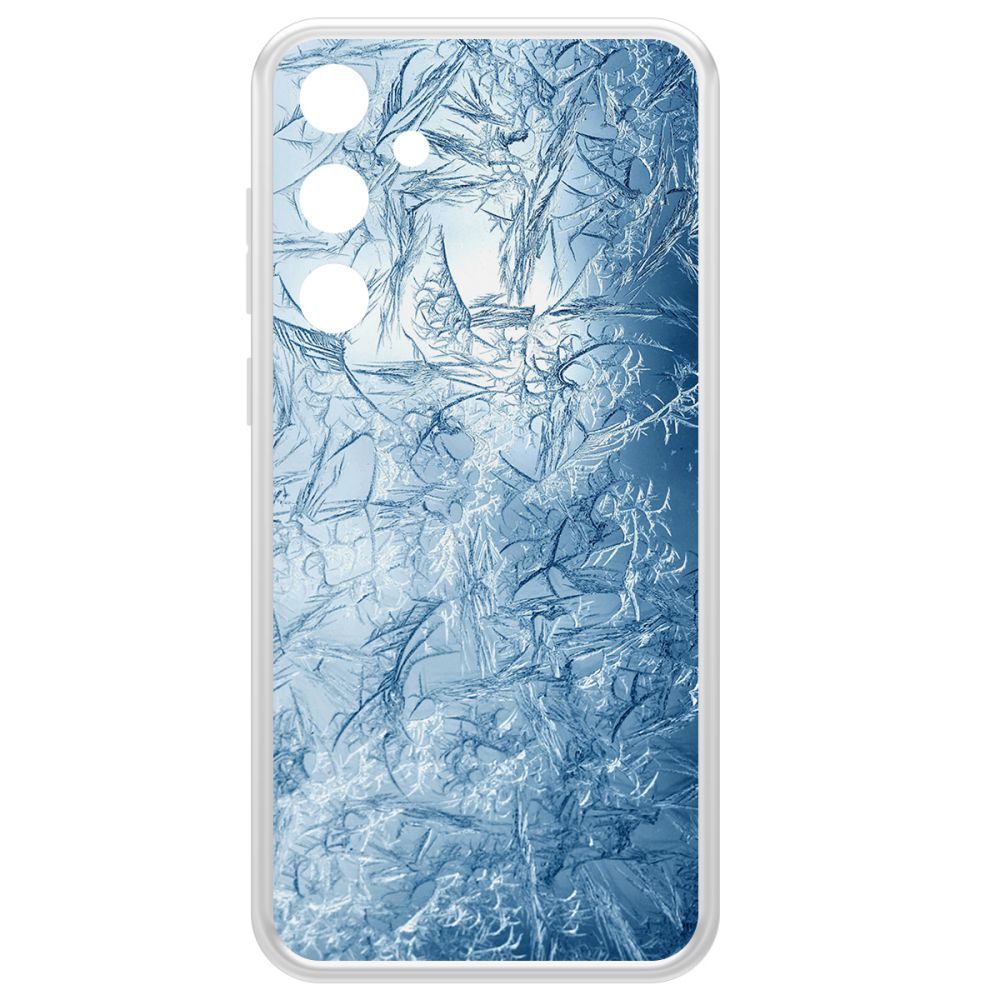 Чехол-накладка Krutoff Clear Case Лед для Samsung Galaxy A55 5G (A556)