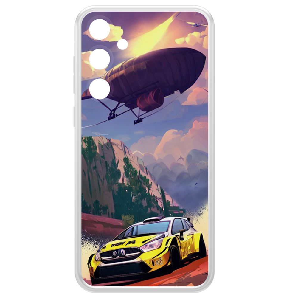 Чехол-накладка Krutoff Clear Case Гонка для Samsung Galaxy A55 5G (A556)