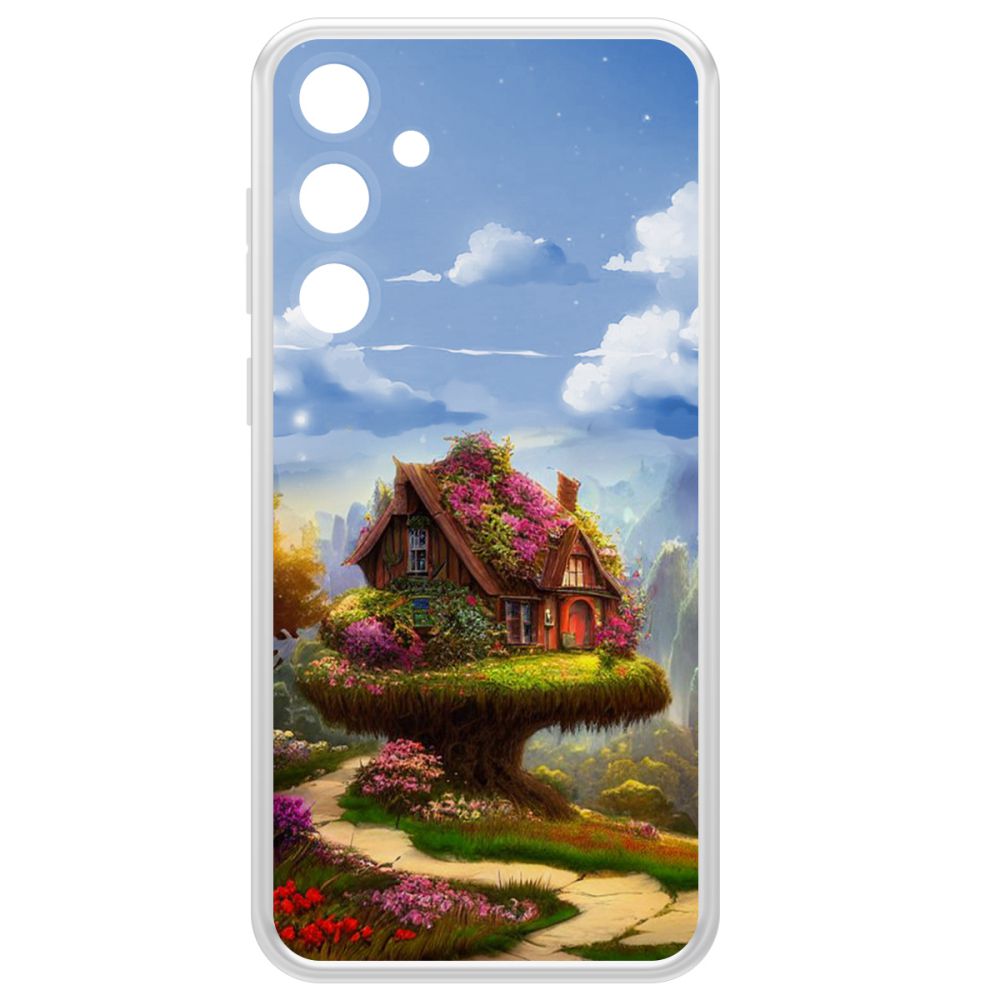 

Чехол-накладка Krutoff Clear Case Дом на дереве для Samsung Galaxy A55 5G (A556), Прозрачный