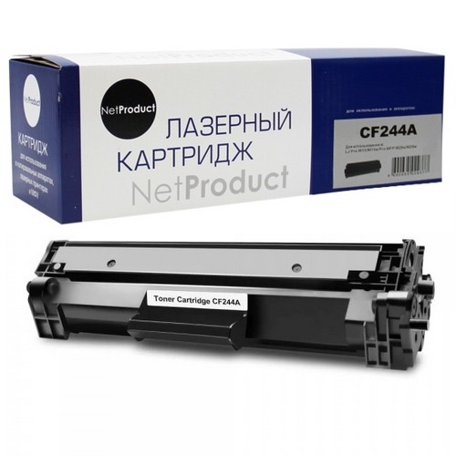 

Картридж для лазерного принтера NetProduct CF244A CF244A Black, совместимый, Черный, CF244A
