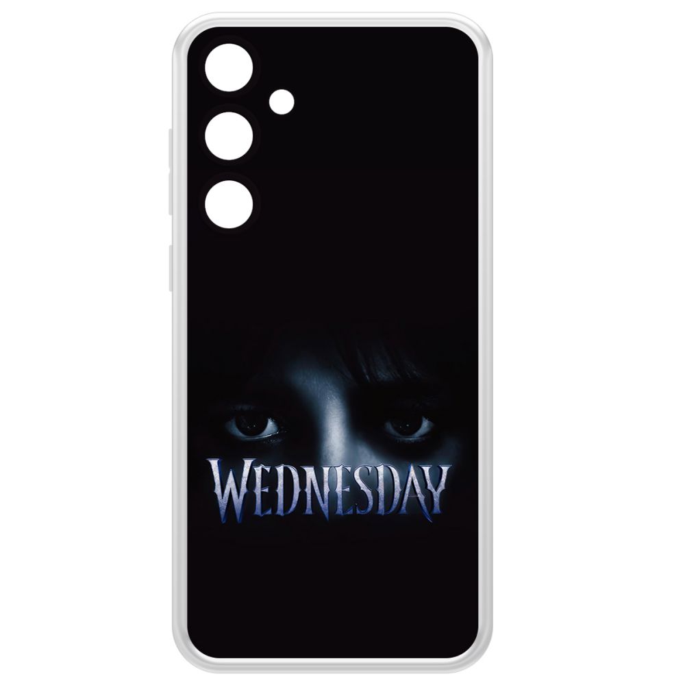 

Чехол-накладка Clear Case Уэнсдей Аддамс - Логотип для Samsung Galaxy A55 5G (A556), Прозрачный