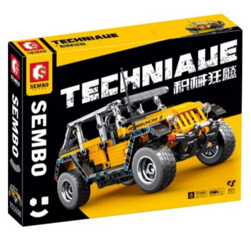 Конструктор Sembo Block 701608 JeepWrangler, 601 деталь