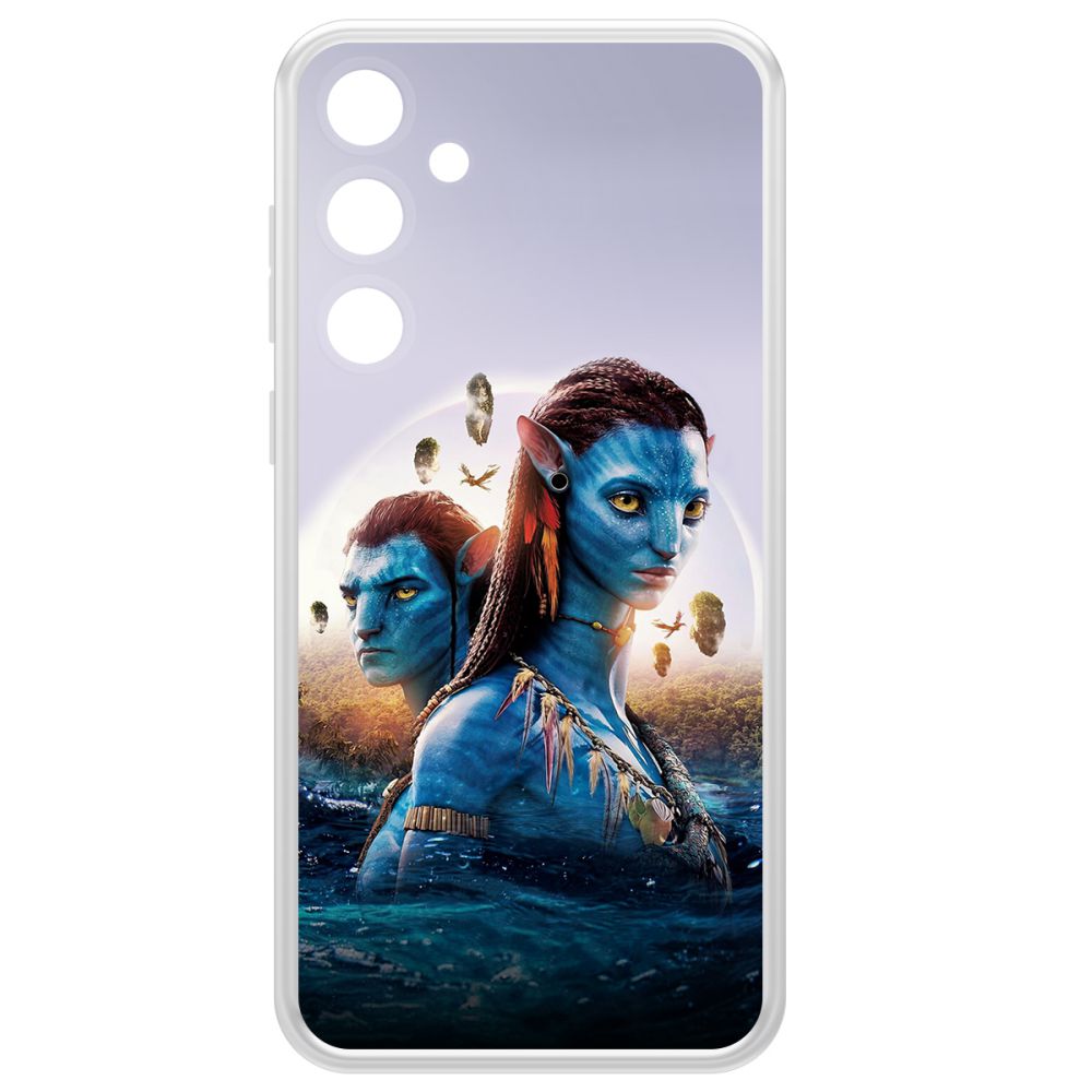 

Чехол-накладка Clear Case Аватар - Джейк и Нейтири для Samsung Galaxy A55 5G (A556), Прозрачный