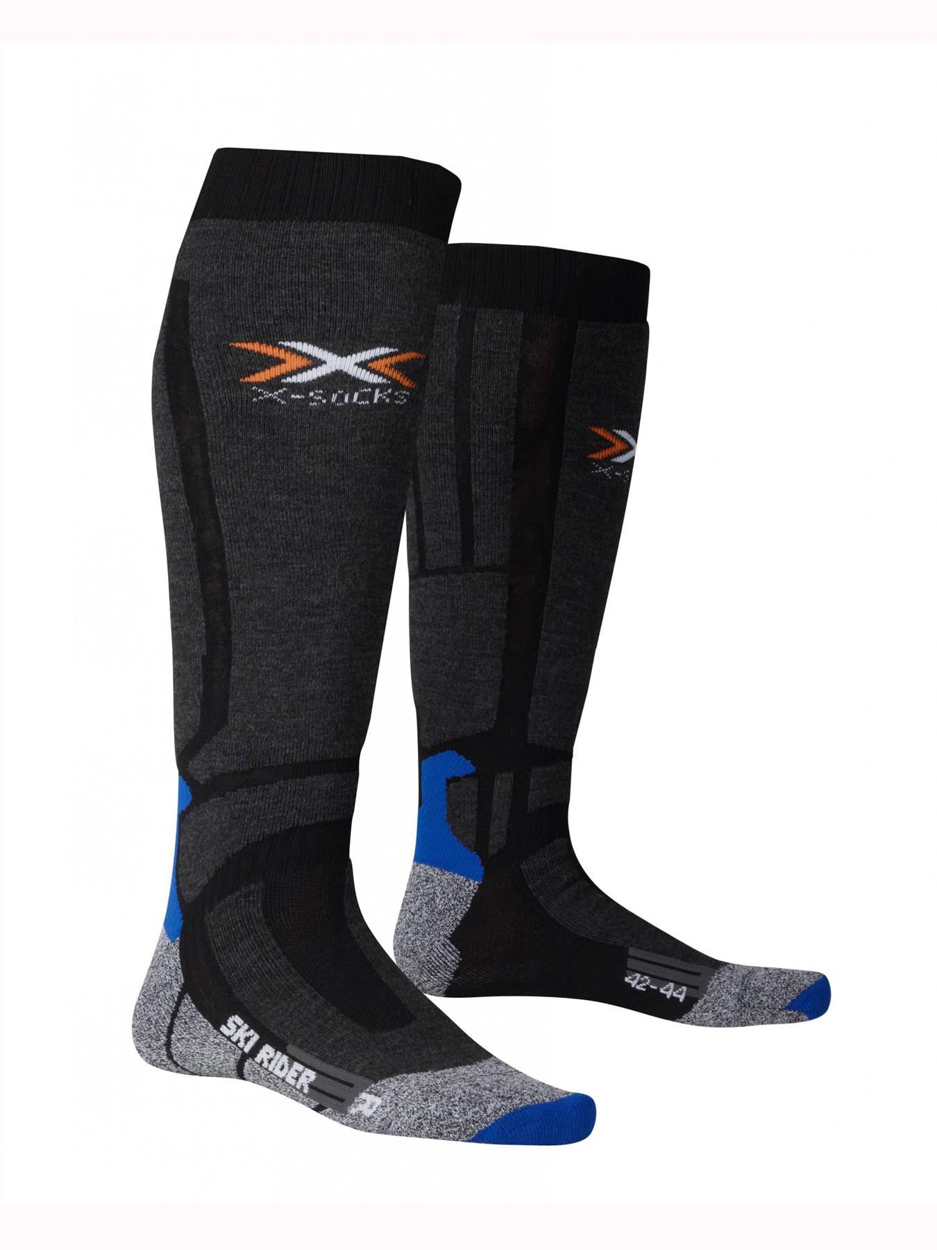

Носки унисекс X-Socks X20415 черные, Черный, X20415