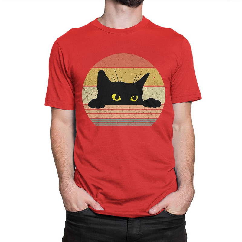 

Футболка мужская Dream Shirts Озорной Кот красная 2XL, Красный, Озорной Кот