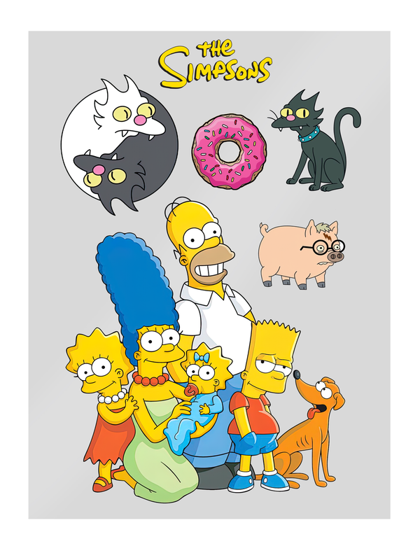 

Термонаклейки для одежды СувенирShop The Simpsons/Симпсоны A4 TS-MUSP2-A4/1, Разноцветный, TS-MUSP2-A4/1