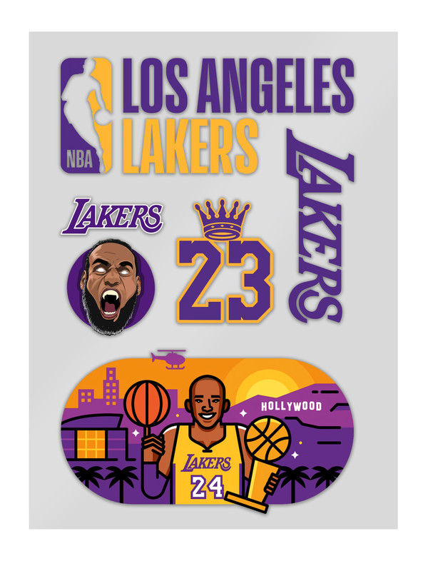 

Термонаклейки для одежды СувенирShop NBA/Баскетбол/Lakers A4 TS-SPNB2-A4/1, Разноцветный, TS-SPNB2-A4/1