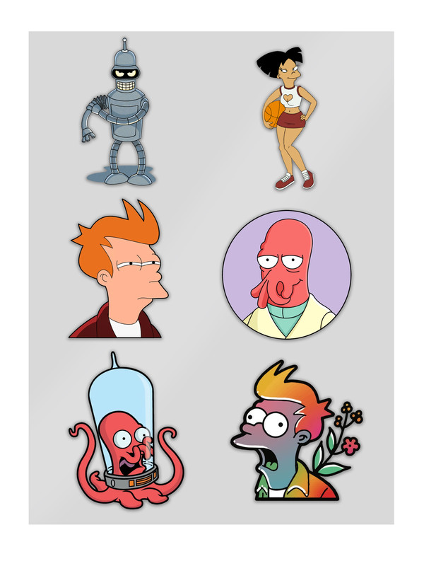 

Термонаклейки для одежды СувенирShop Futurama/Футурама A4 TS-MUFT1-A4/1, Разноцветный, TS-MUFT1-A4/1