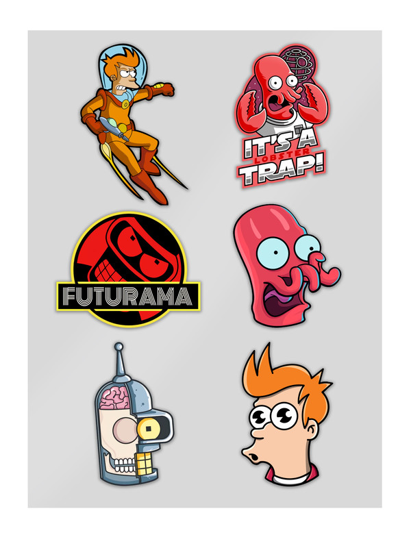 

Термонаклейки для одежды СувенирShop Futurama/Футурама A4 TS-MUFT2-A4/1, Разноцветный, TS-MUFT2-A4/1