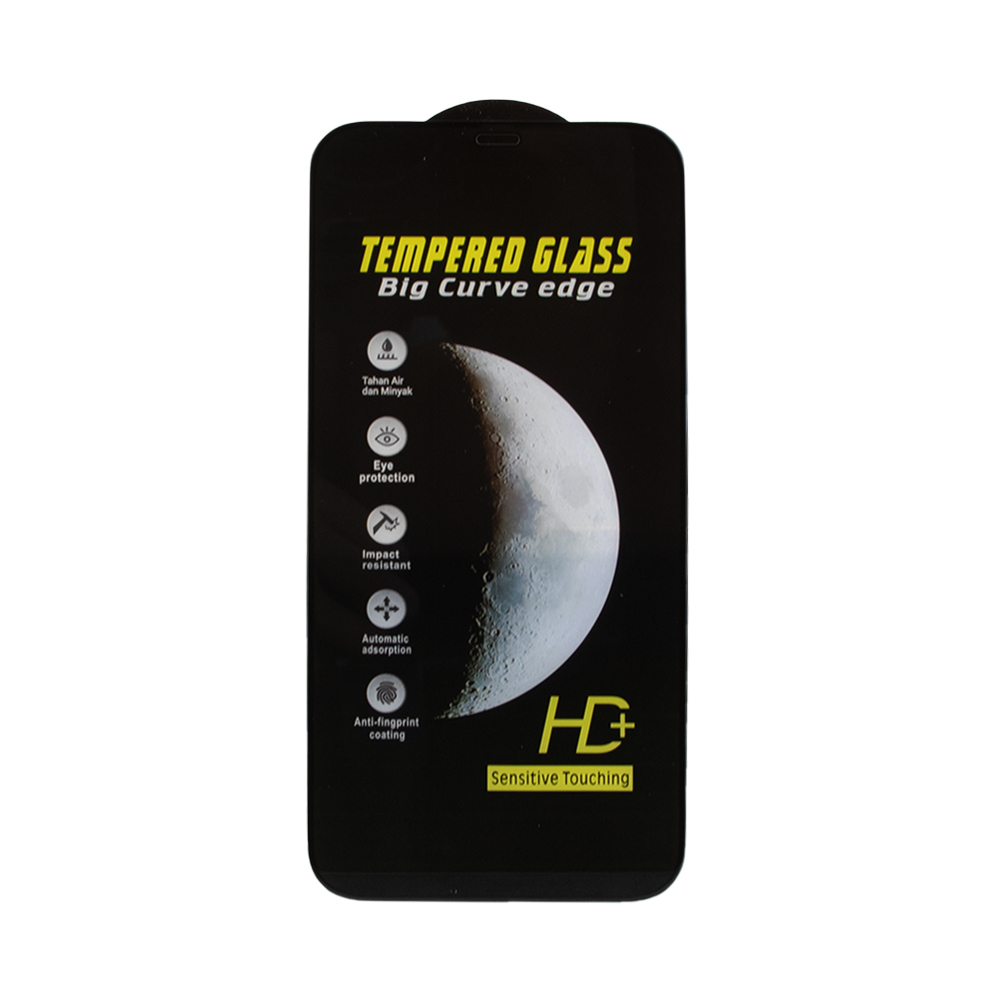 

Защитное стекло MOON для iPhone 12 Pro Max Big Curve Edge 2,5D 0,33 мм (черное)