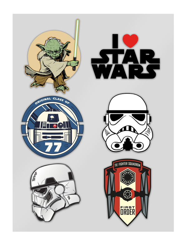 

Термонаклейки для одежды СувенирShop Звездные войны/Star Wars A4 TS-FMSW1-A4/1, Разноцветный, TS-FMSW1-A4/1