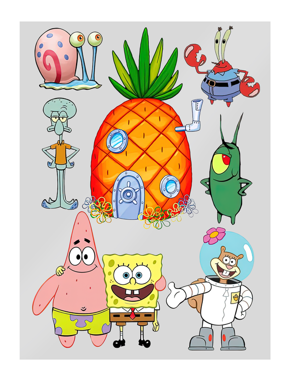 

Термонаклейки для одежды СувенирShop Sponge Bob/Спанч Боб A4 TS-MUSB1-A4/1, Разноцветный, TS-MUSB1-A4/1