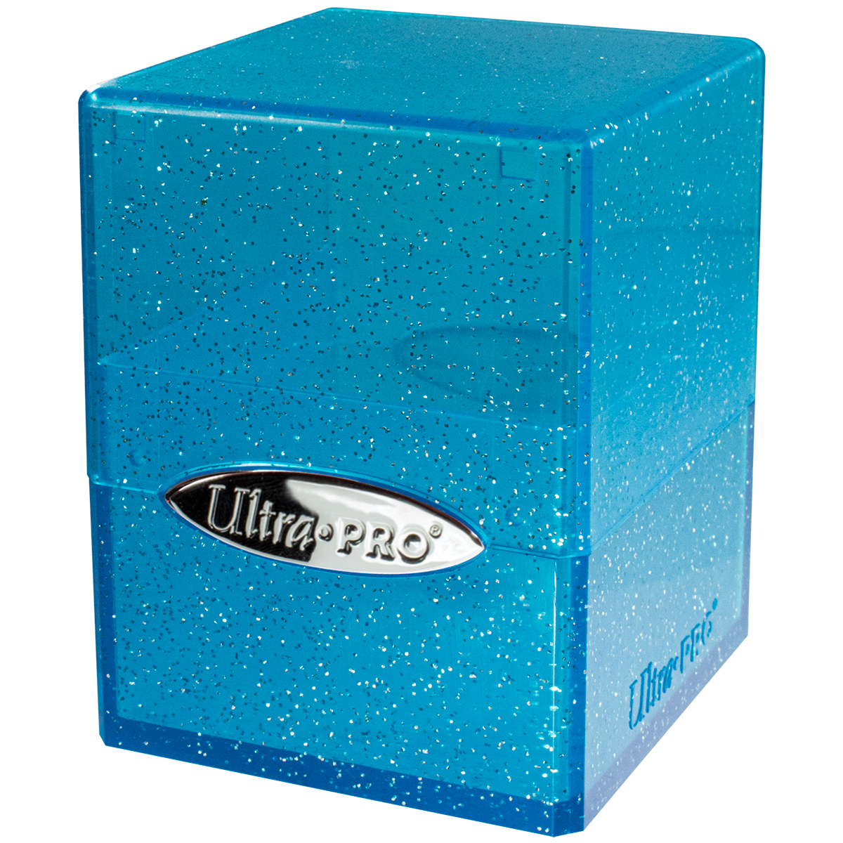 Коробочка Ultra Pro Satin Cube Glitter Blue для карт MTG Pokemon сковорода wok granit ultra blue d 30 см h 10 см пластиковая ручка антипригарное покрытие чёрный