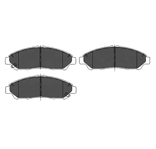 

Колодки тормозные дисковые передн ACURA: MDX 08-11 HONDA: PILOT 09-11