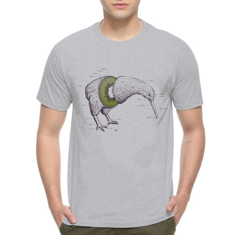 

Футболка мужская Dream Shirts Птичка Киви серая 3XL, Серый, Птичка Киви