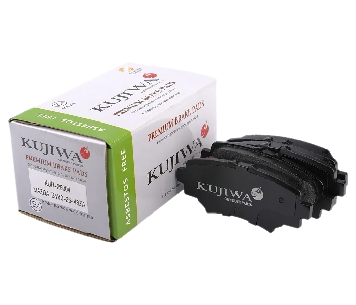 

Колодки тормозные задние с пластинами KUR25004 KUJIWA B4Y02648ZA MAZDA
