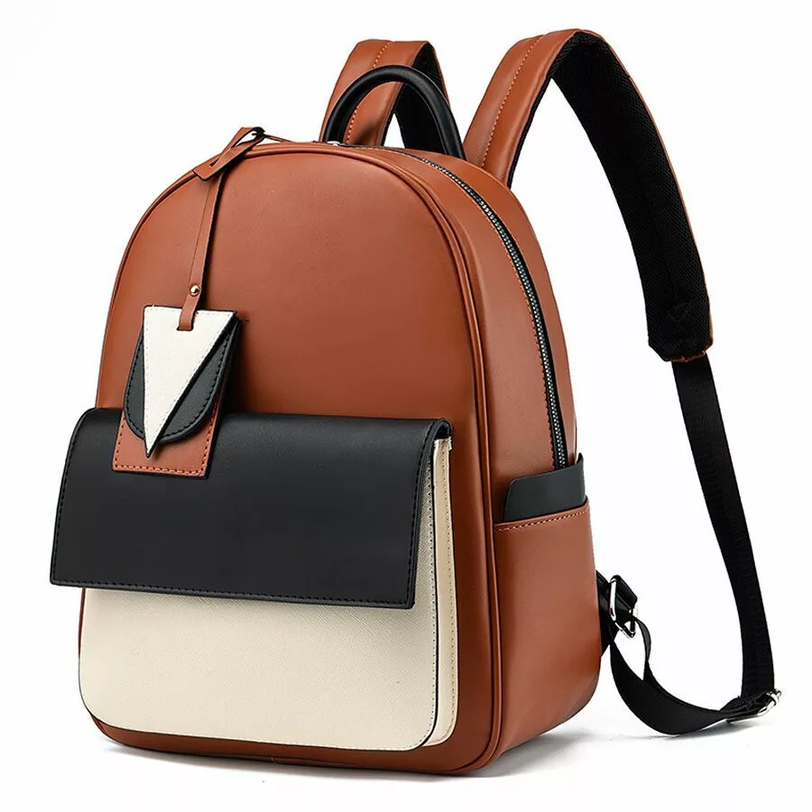 Рюкзак женский YakMi SC1974-YM коричневый, 35х28х16 см