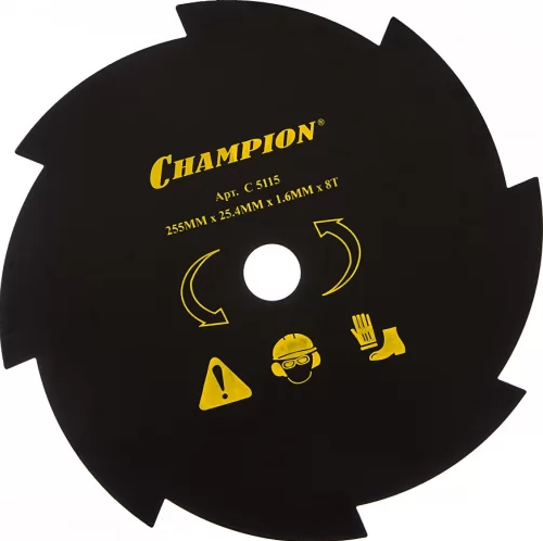 

Диск для триммера Champion C5115 255 мм 8 зубцов