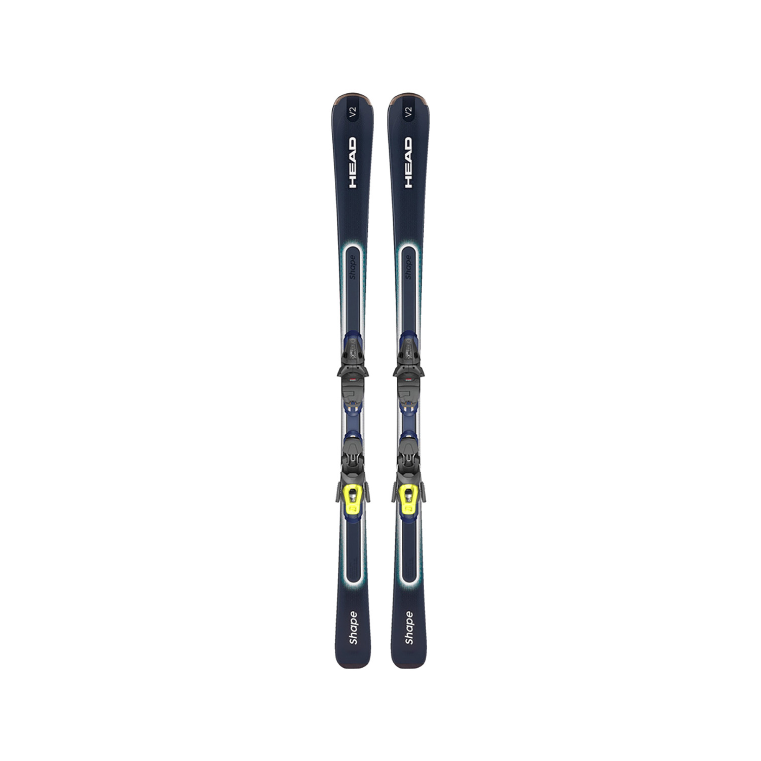 Горные лыжи Head Shape V2 R AMT-PR + PR 10 GW Black/Yellow 22/23, 163