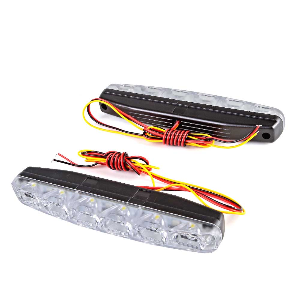 

Дневные Ходовые Огни 6 Led "Вымпел" Drl-Hp-6 (С Повторит. Поворота, Платс. Корпус) НПП Ори