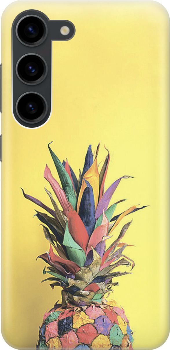 Силиконовый чехол на Samsung Galaxy S23 с принтом 
