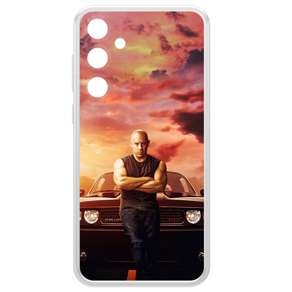 

Чехол-накладка Krutoff Clear Case Форсаж. Доминик Торетто для Samsung Galaxy A55 5G (A556), Прозрачный