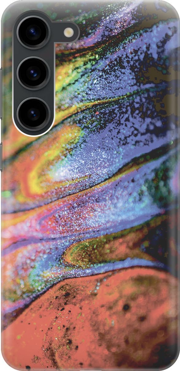 

Силиконовый чехол на Samsung Galaxy S23 с принтом "Разноцветный песок", Красный;синий, 158286