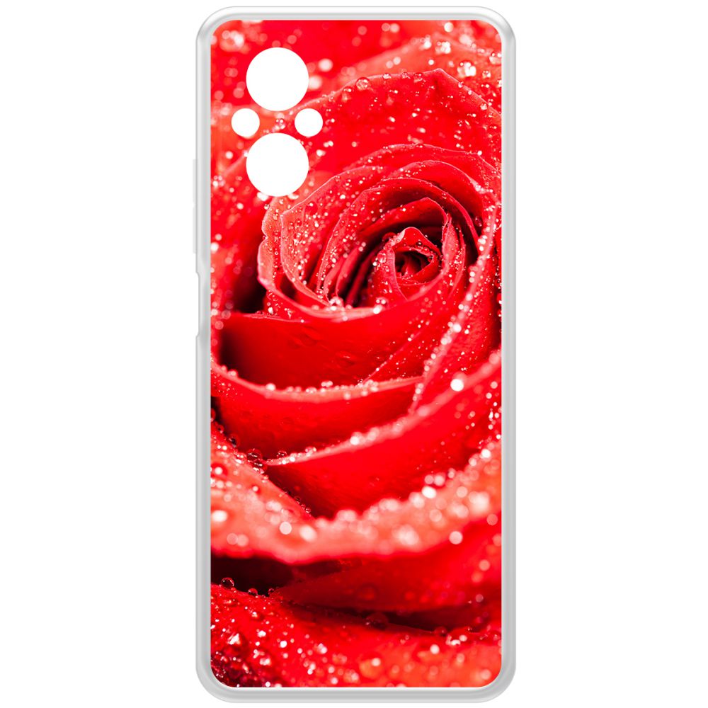 

Чехол-накладка Krutoff Clear Case Роза для Realme C67, Прозрачный