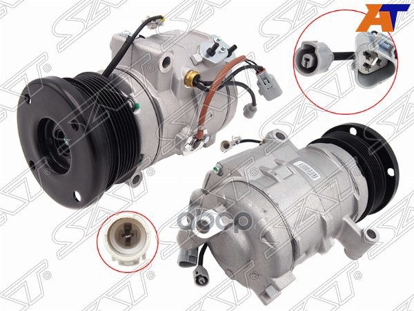 

SAT ST-TY92-396-0 Компрессор кондиционера TOYOTA LAND CRUISER 200 07- 2UZ 1шт