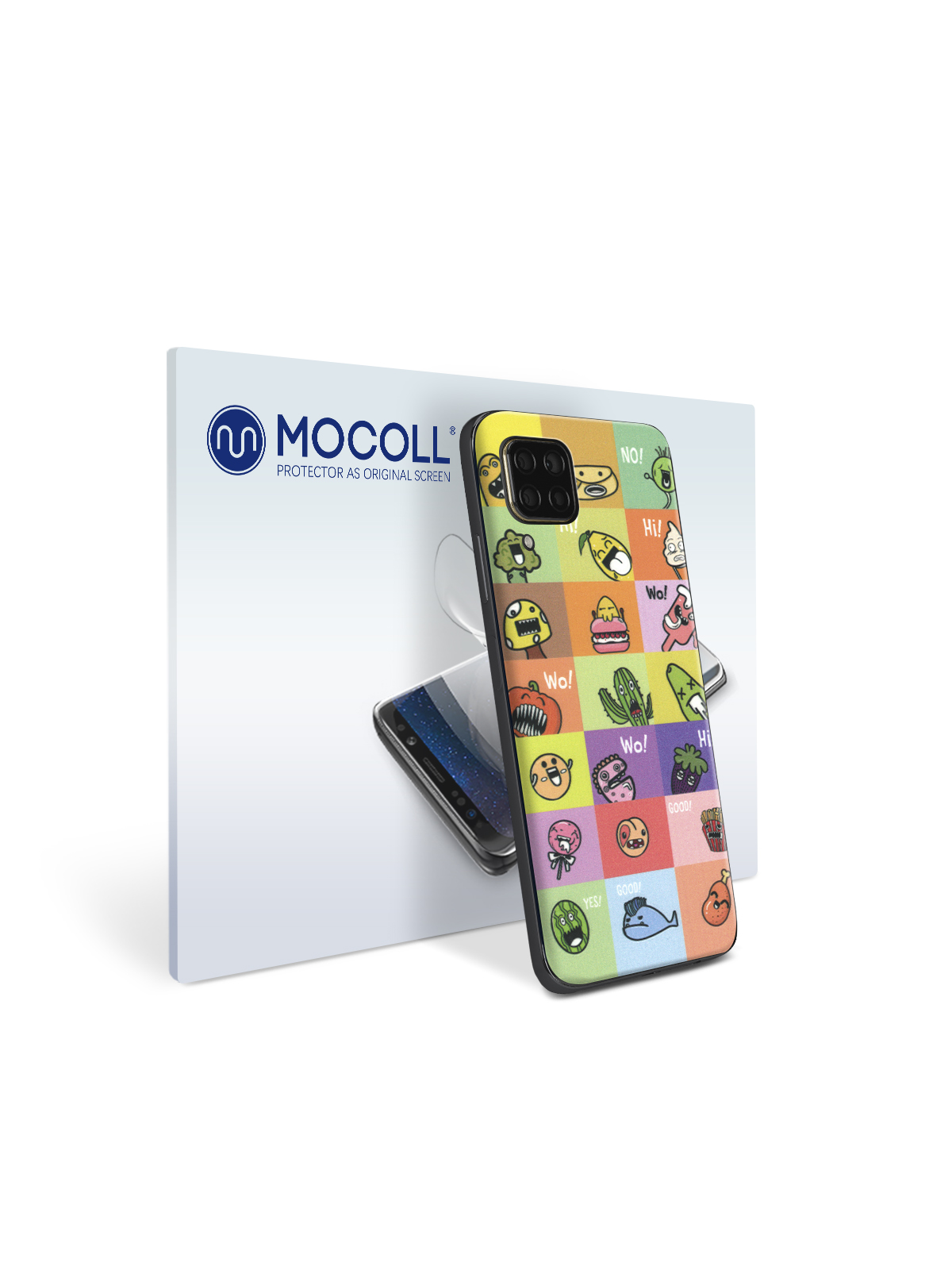

Пленка защитная MOCOLL для задней панели Huawei Y7P Рисунок овощи