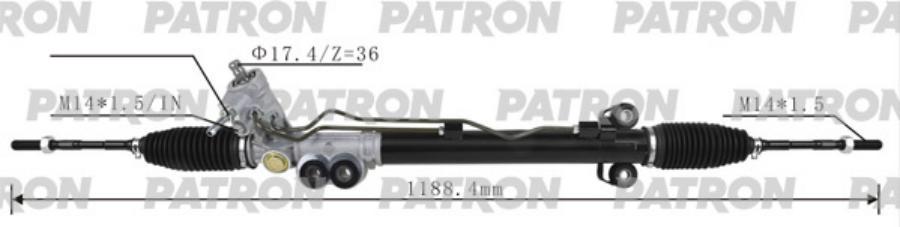 

Рейка рулевая INFINITI FX35 S50 INFINITI QX70 S50 04-08 PATRON PSG3065
