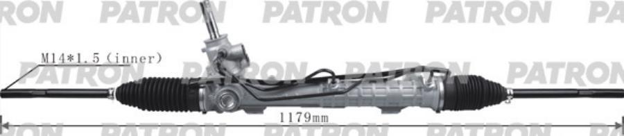 

Рейка рулевая гидравлическая PEUGEOT: 206 2002-08 PATRON PSG3131
