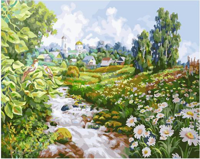 

Картина по номерам Paintboy GX 37116 Ручеек (Самарская Елена) 40х50см, Ручеек Елена