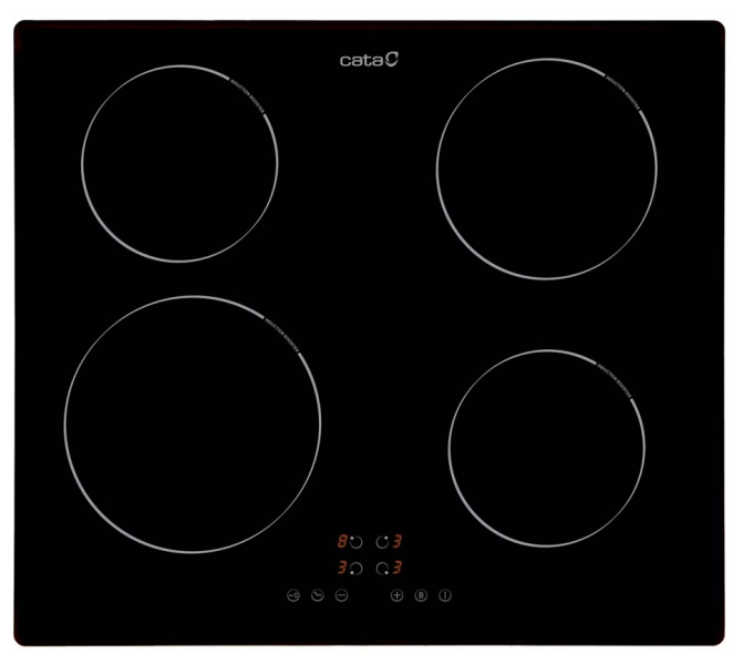 фото Встраиваемая варочная панель электрическая cata aib64 black