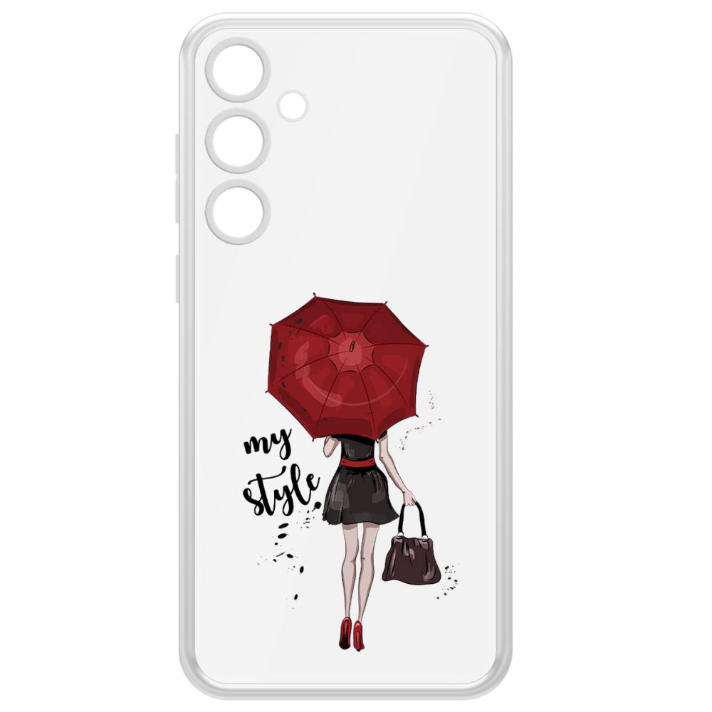 

Чехол-накладка Krutoff Clear Case Мой стиль для Samsung Galaxy A55 5G (A556), Прозрачный