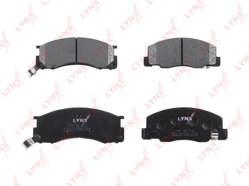 

Колодки тормозные передние дисковые DAIHATSU NISSAN TOYOTA Lynx BD7512