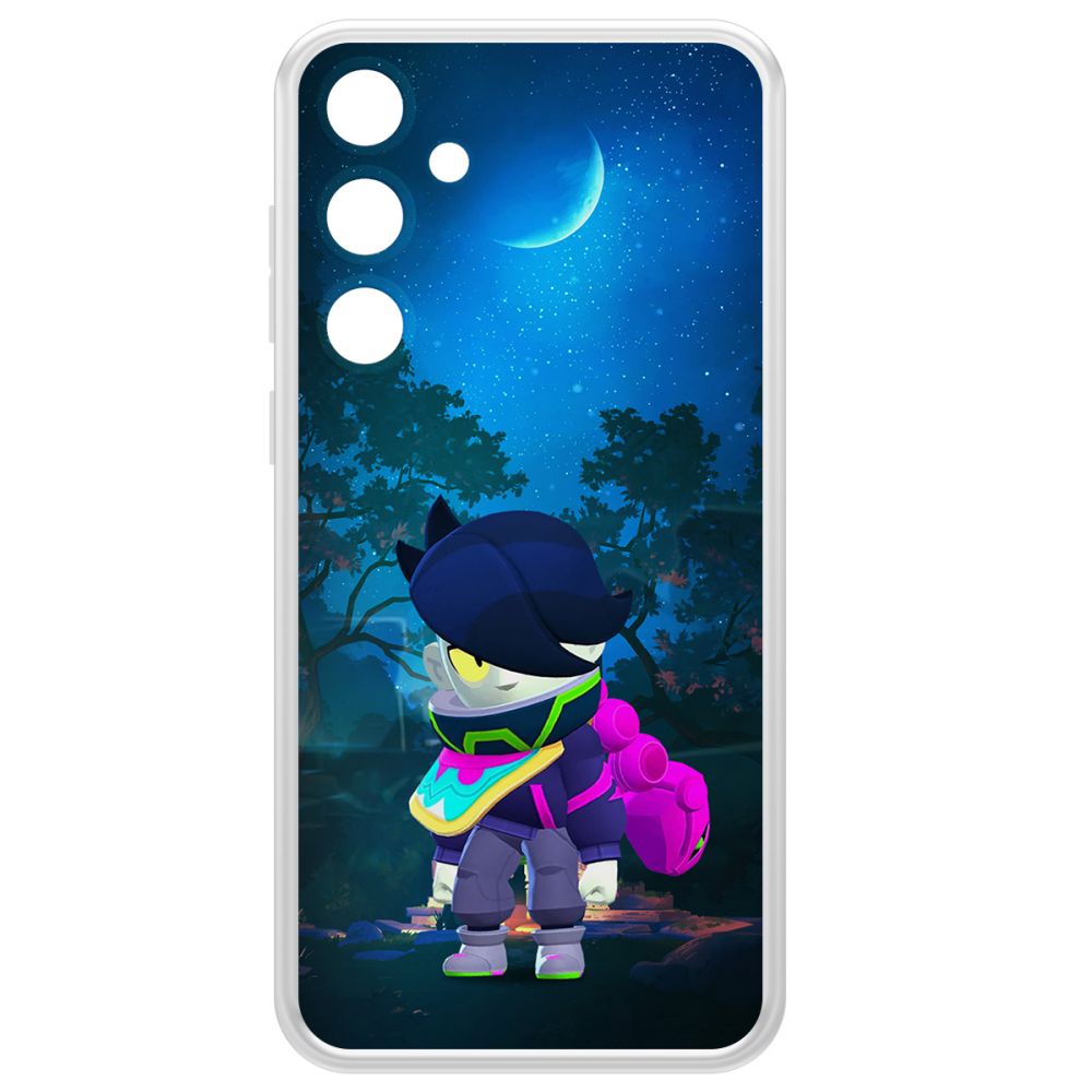 Чехол-накладка Krutoff Clear Case Brawl Stars-Орочи Эдгар для Samsung Galaxy A55 5G (A556)