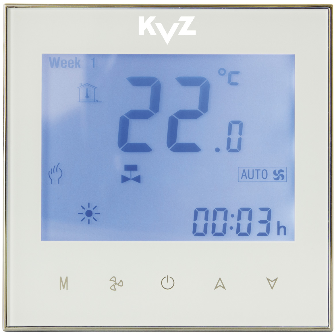 

Термостат для конвектора внутрипольного программируемый KVZ КТ-210/W(белый), КТ-210/W